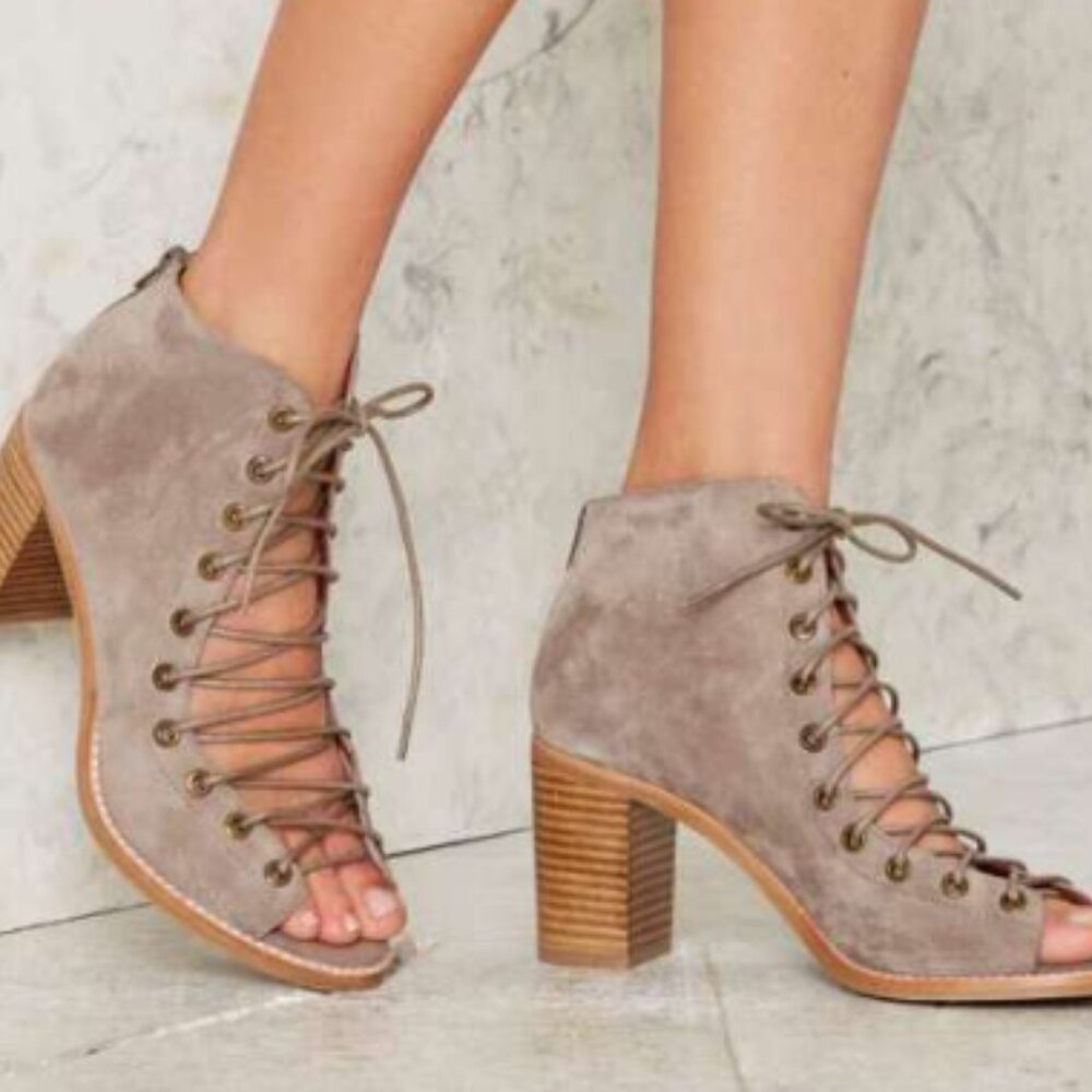 Jeffrey Campbell Cors Peep Toe Bootie
